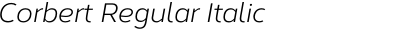 Corbert Regular Italic